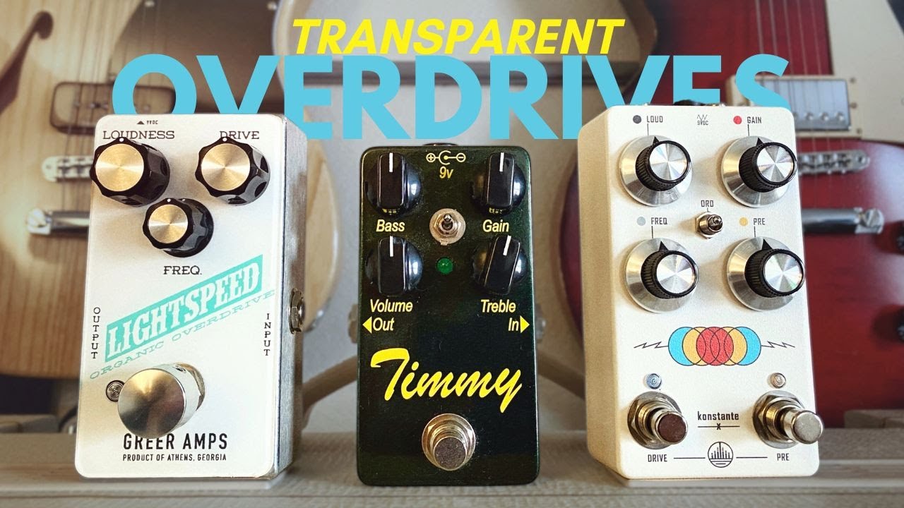 Transparent Overdrives | Timmy vs Lightspeed vs Konstante