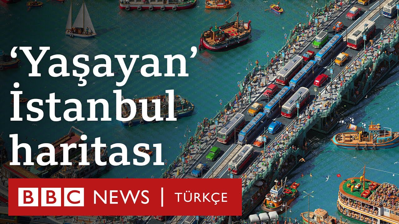 Pandemi günlerinde bir sanat ürünü: 'Yaşayan' İstanbul haritası