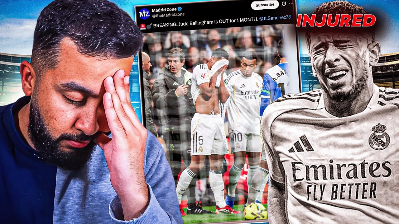 Jude Bellingham OUT For 4 Weeks! My Thoughts.. 