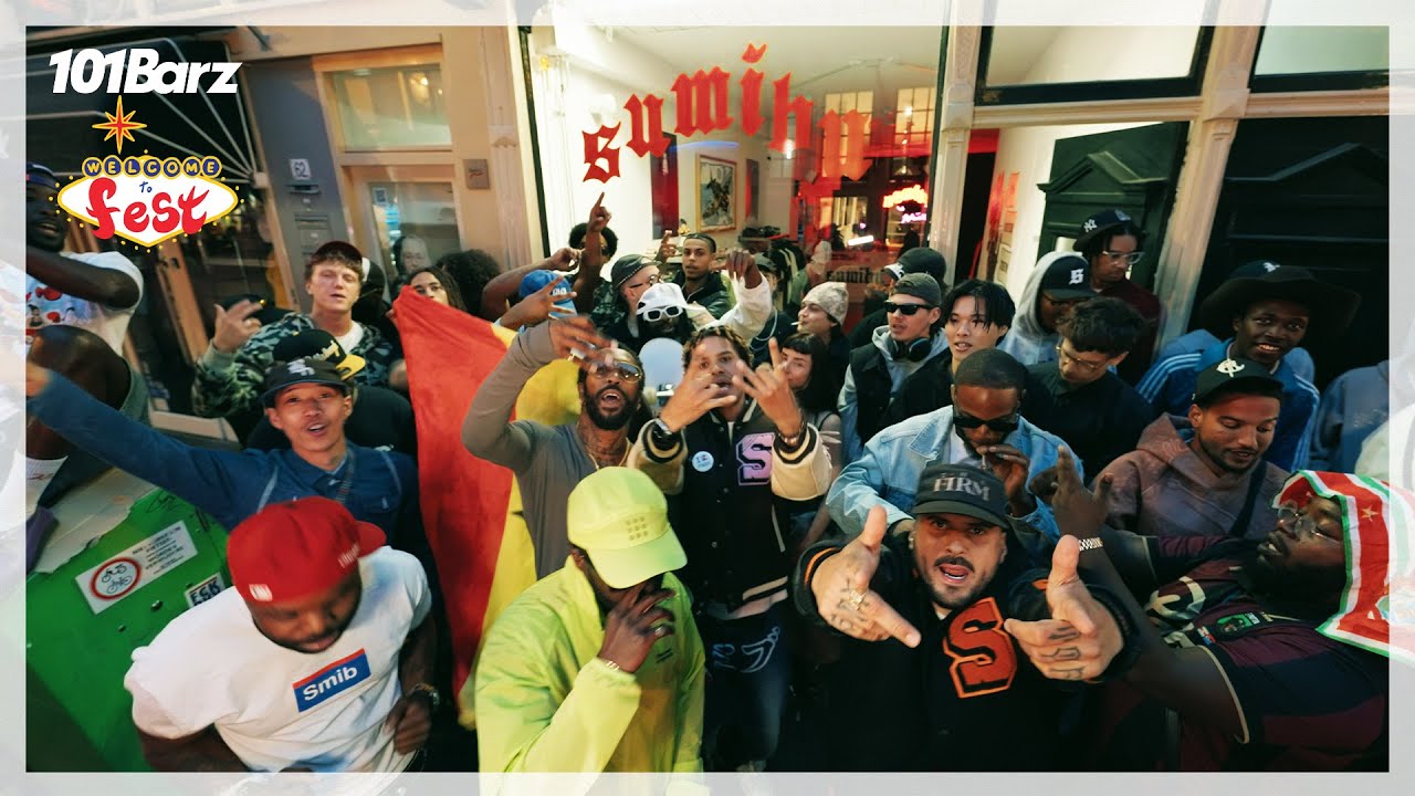 Ray Fuego, Gunpla GG, Nnelg & Zwangere Guy - TEAM TOMODACHI REMIX | SMIB X TNO FEST Cypher | 101Barz