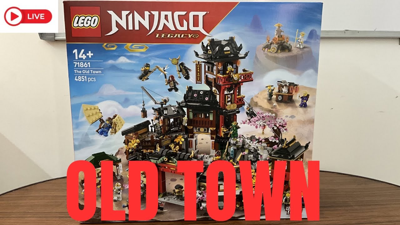 Building the greatest Ninjago set of all time-The Old Town Part - 1