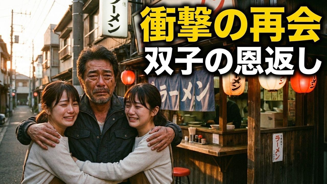 怖い顔の店主が救った双子の姉妹…店を失い絶望した59歳に起きた奇跡