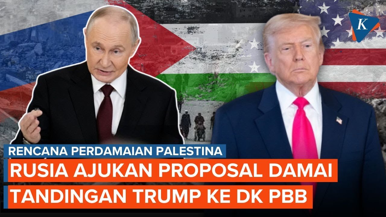 Rusia Keluarkan Proposal Tandingan Trump soal Perdamaian Palestina