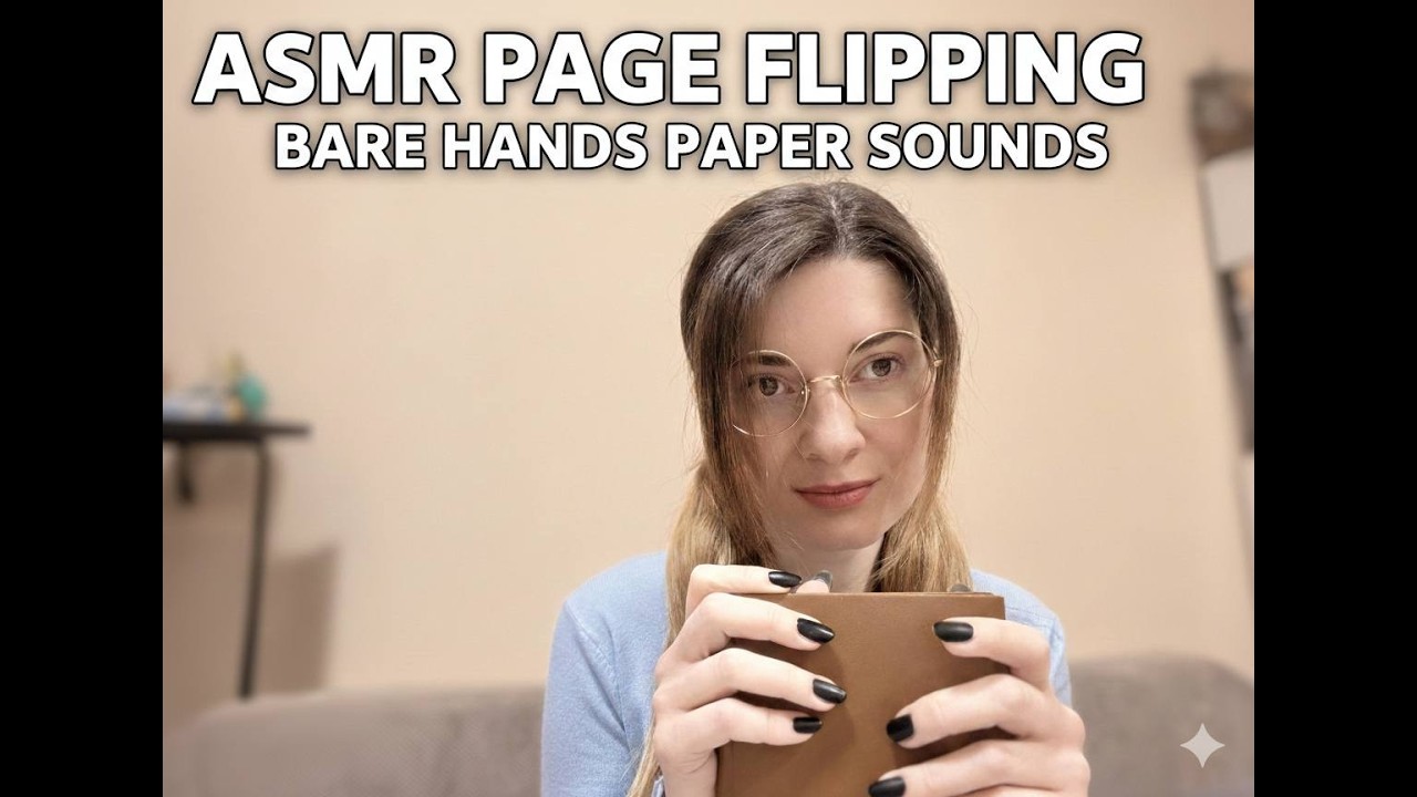 Bare Hands ASMR Book Page Turning 📖 Soft Sounds for Deep Sleep