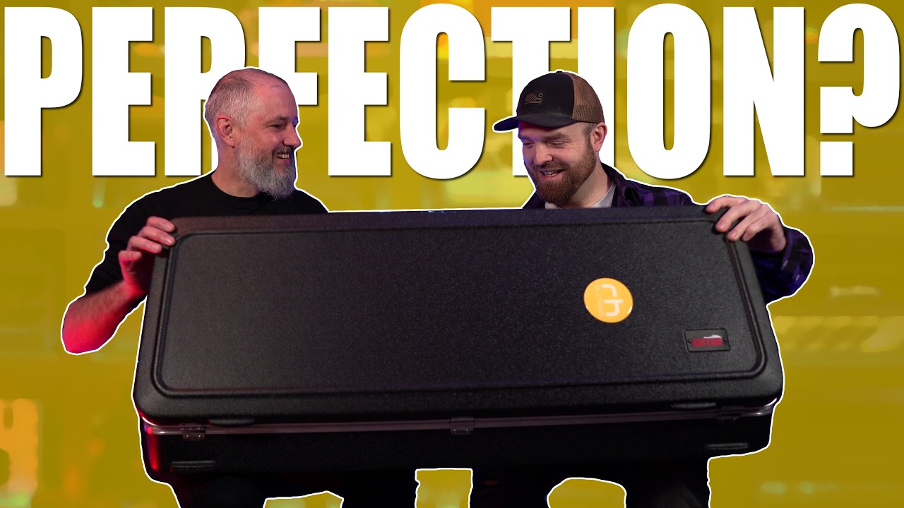 Luthier brings me my new custom guitar!