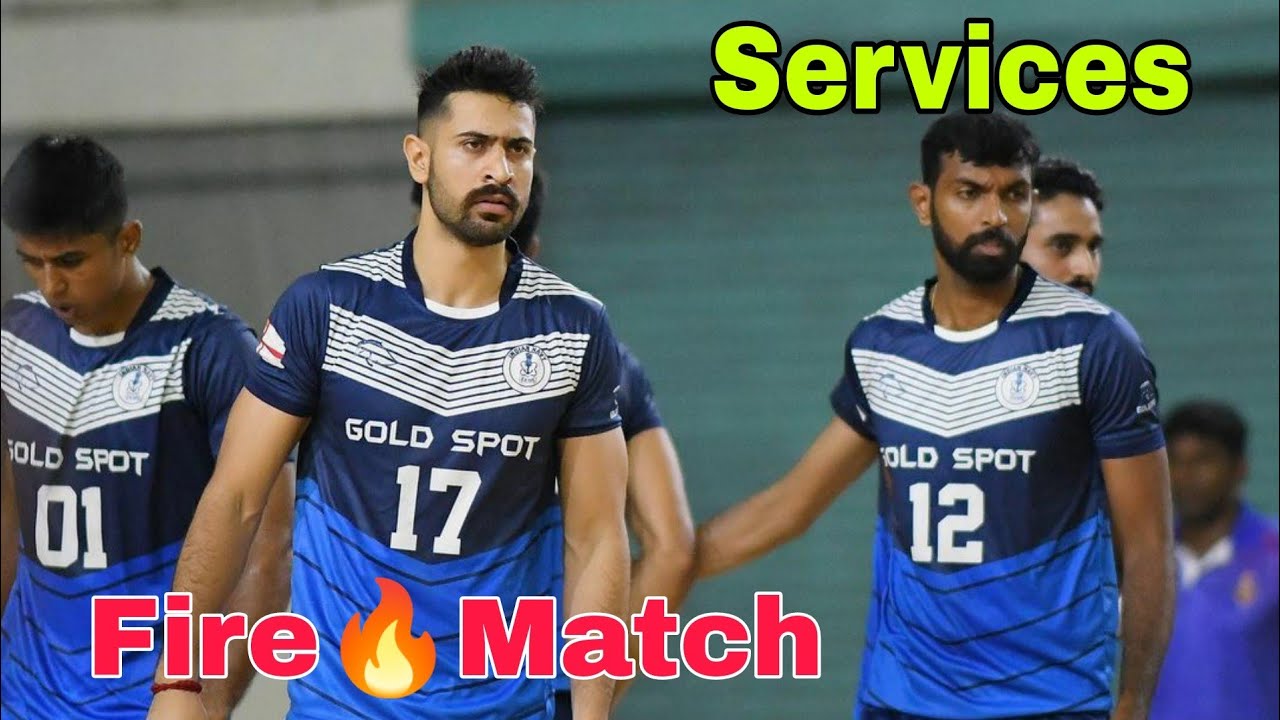 Fire 🔥 Match | Saqlain 🤩 Services Vs Haryana 💥 Senior National's | Indian Volleyball