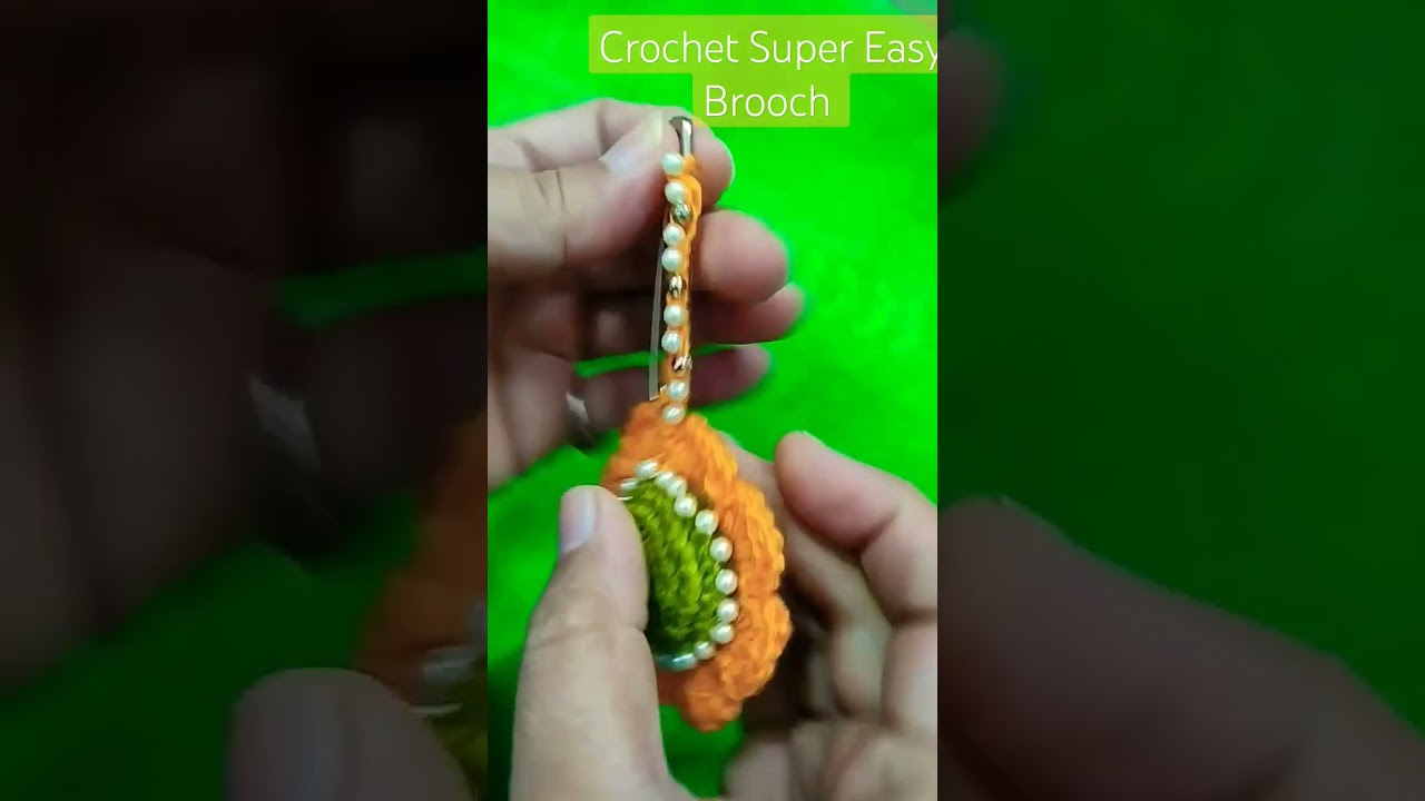 Crochet And Make Beautiful Brooch, Crochet Accessories, Gifting Option, How To Crochet Flower