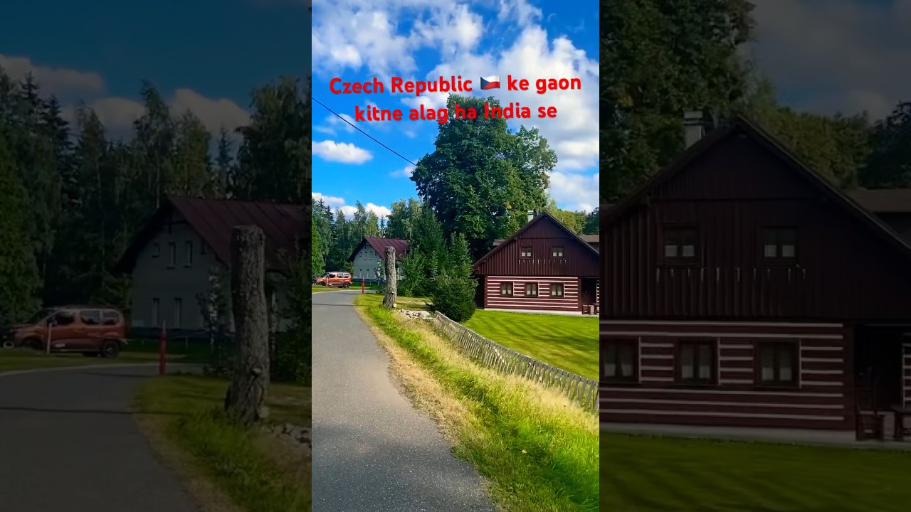 Village life in Czech Republic 🇨🇿          #indianineurope #exploring #villagelife #viralvideo