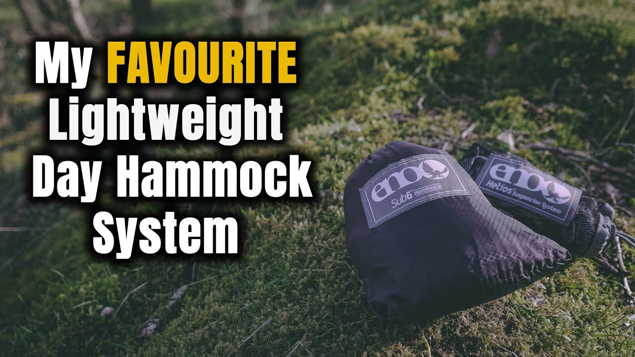 MY NEW FAVOURITE! The ENO Sub6 Hammock and Helios Suspension Review