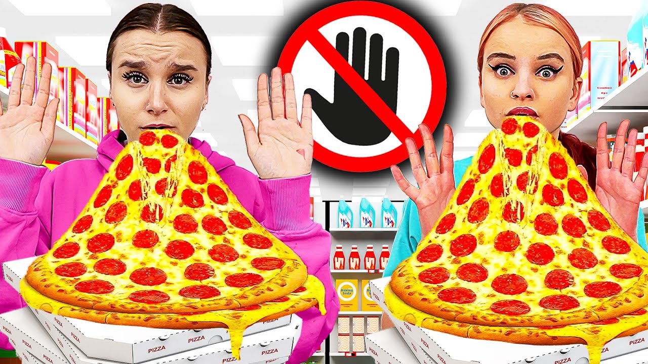 Wer ZULETZT aufhört zu ESSEN 🖐️🚫 (ohne Hände), gewinnt 500 Euro !  - Celina