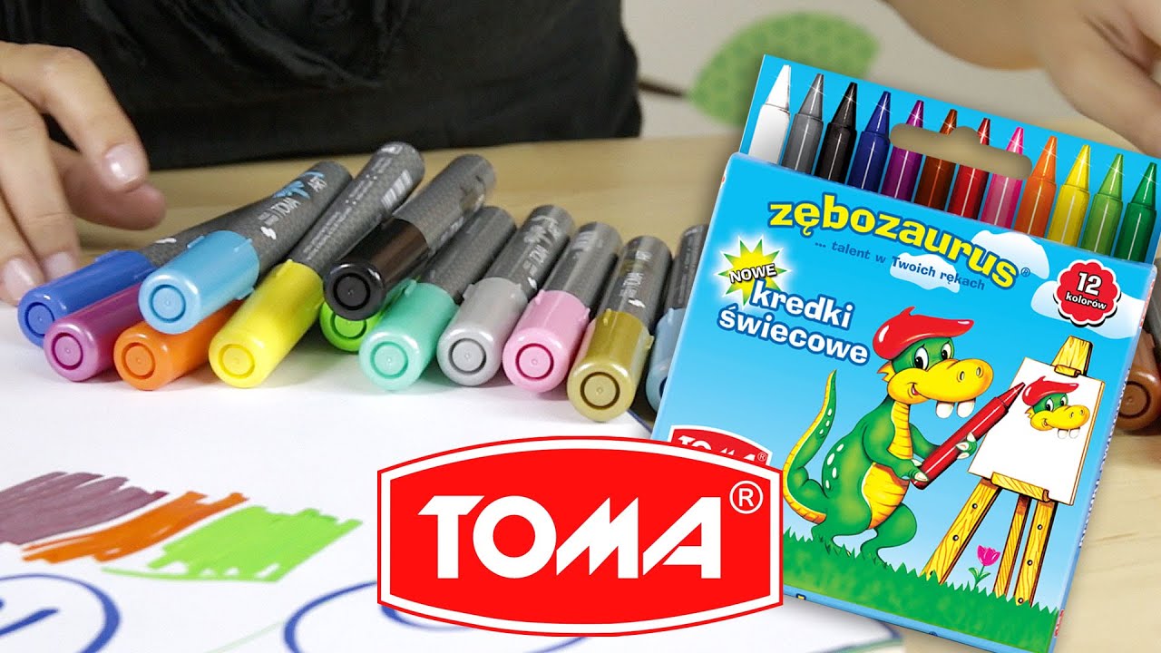 Wyprawka szkolna Zębozaurus i akcesoria plastyczne firmy TOMA