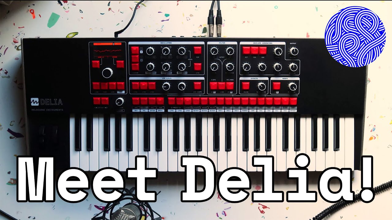 Melbourne Instruments Delia - motorised bi-timbral fun!