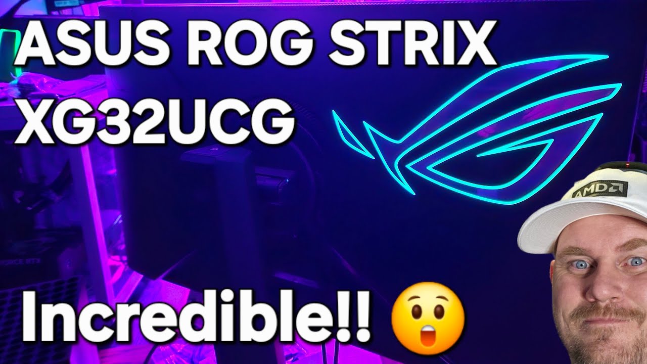 ASUS Rog Strix XG32UCG 32-дюймовый двухрежимный 4K 1080p IPS HDR-монитор с четким и красивым 4K-и...