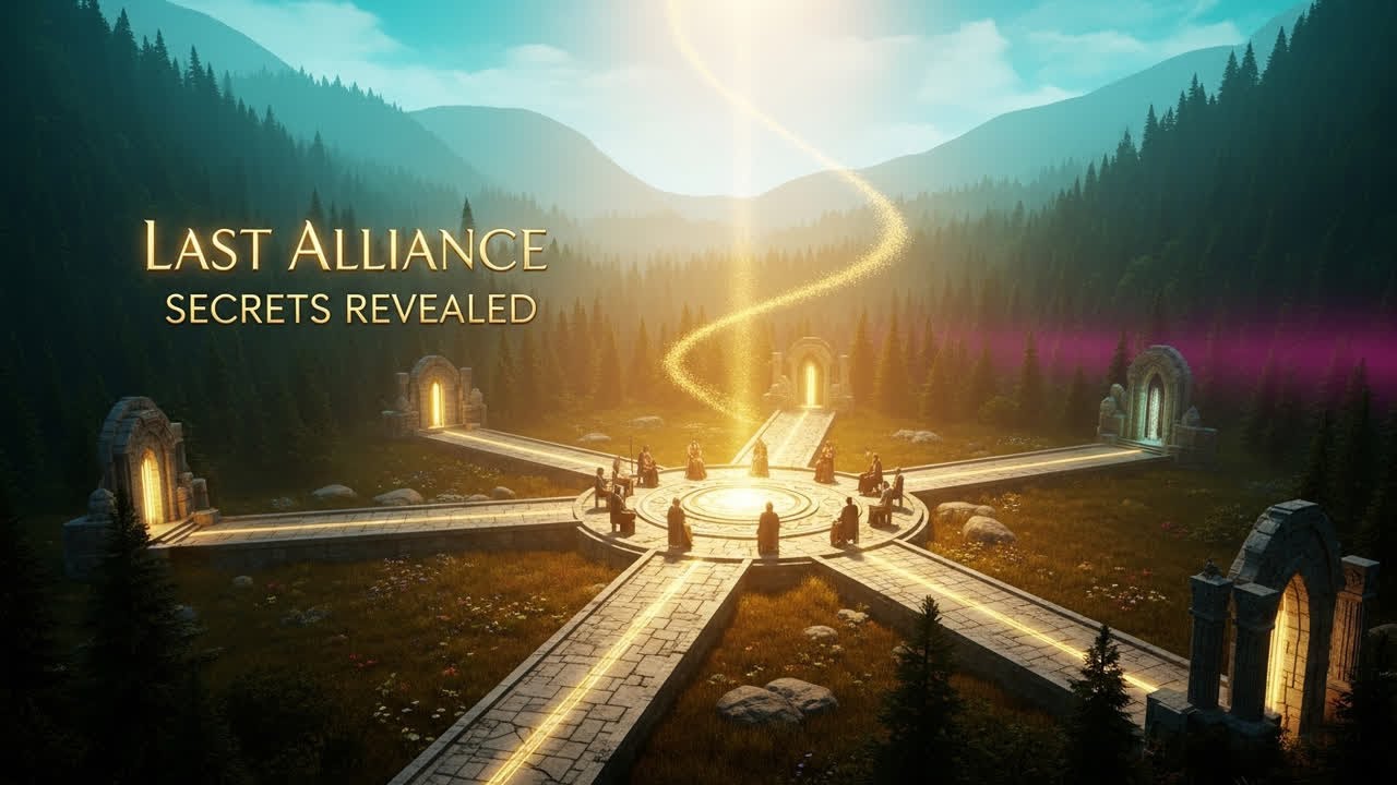 The Last Alliance Of Free Peoples On A Quiet Moonlit Night | Sleep Story