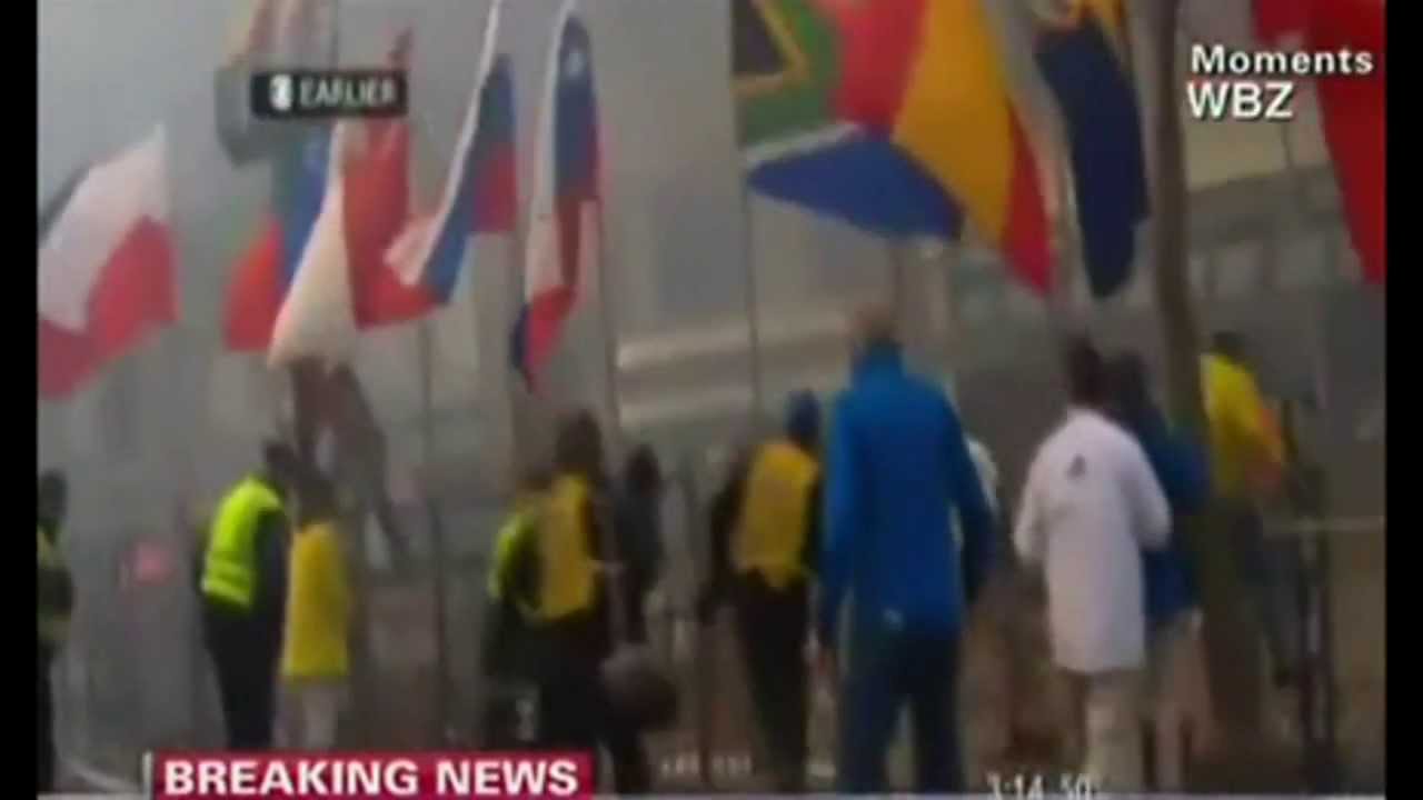 Video of Explosions at the Boston Marathon 2013