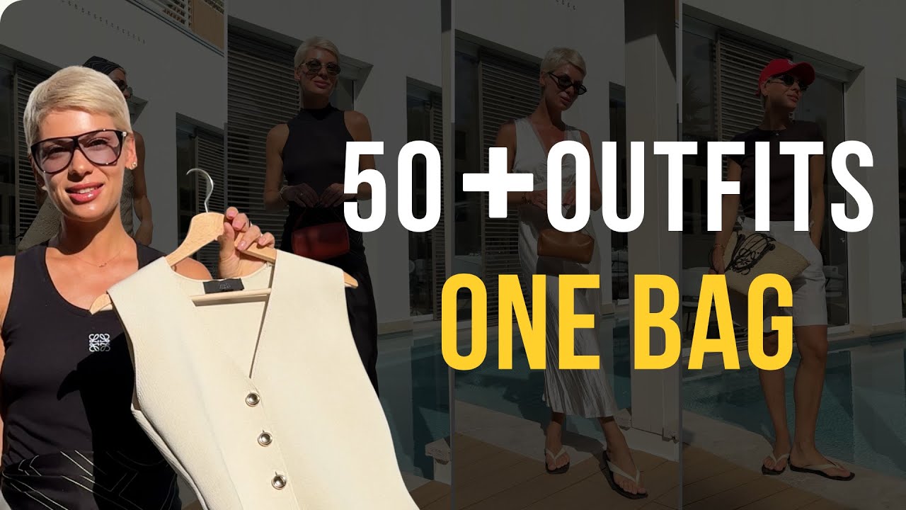 I Packed 50+ Outfits in One Bag | Summer Travel Capsule for Women 45+