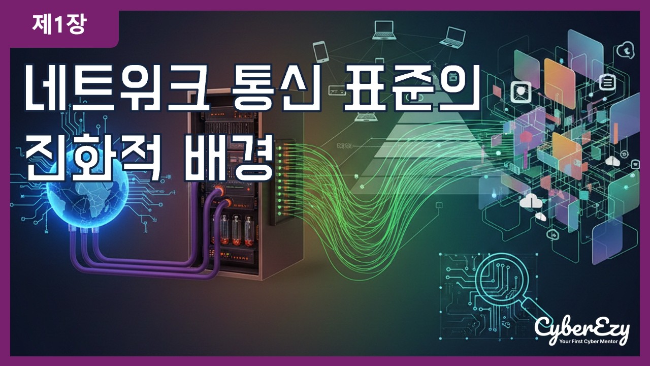 (사이버보안 강좌) 제1장. 네트워크 통신 표준의 진화적 배경 - OSI 및 TCP/IP 아키텍처 종합 가이드