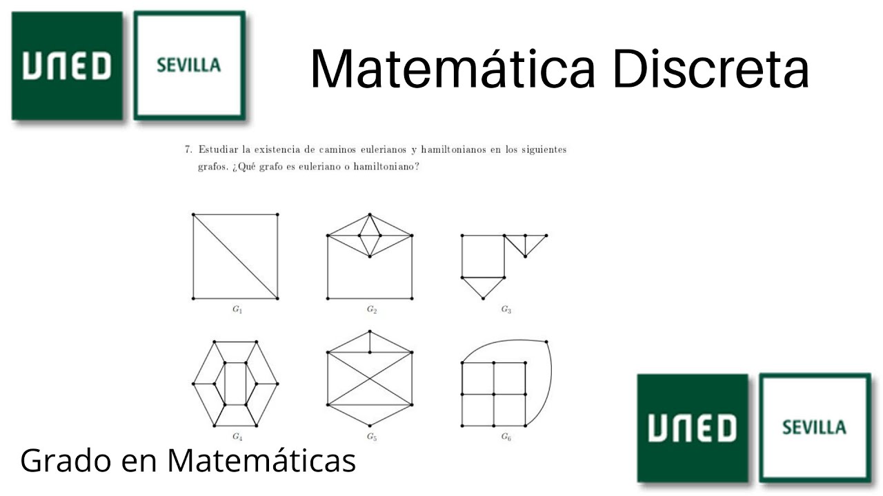 Estudio de grafos eulerianos y hamiltonianos | Matemática Discreta | UNED