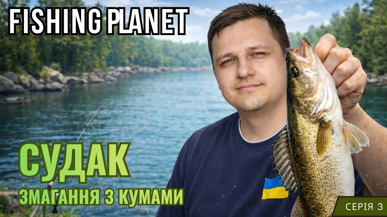 ЗМАГАННЯ МІЖ КУМАМИ НА ЖОВТОГО СУДАКА | Fishing Planet | #3