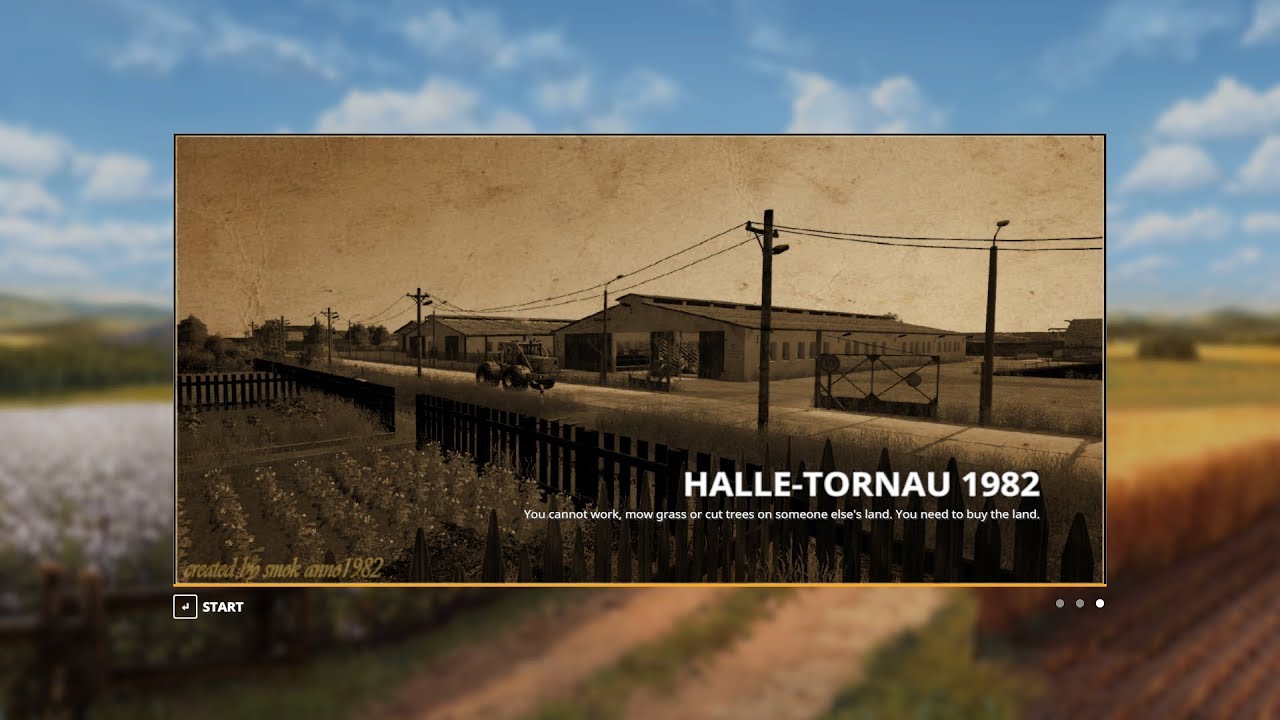 FS19 Map First Look - Halle Tornau 1982 v3.01