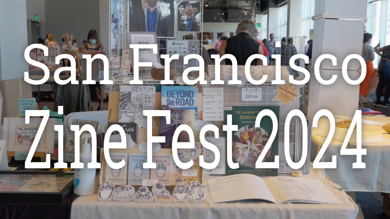 #7: Tabling at SF Zine Fest 2024 | Walkthrough of my new half-table setup