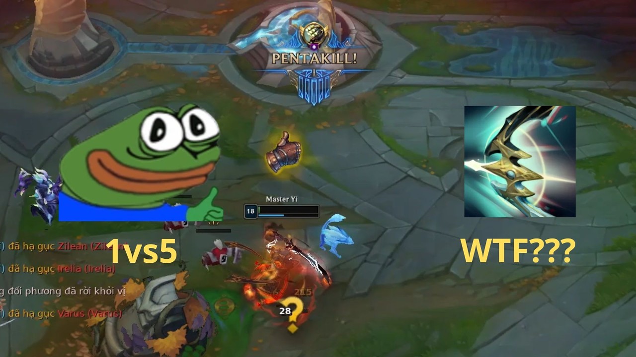 PHÂN TÍCH TRẬN ĐẤU VÀ PHA PENTA KILL HOÀN HẢO NHẤT VỚI MASTER YI!