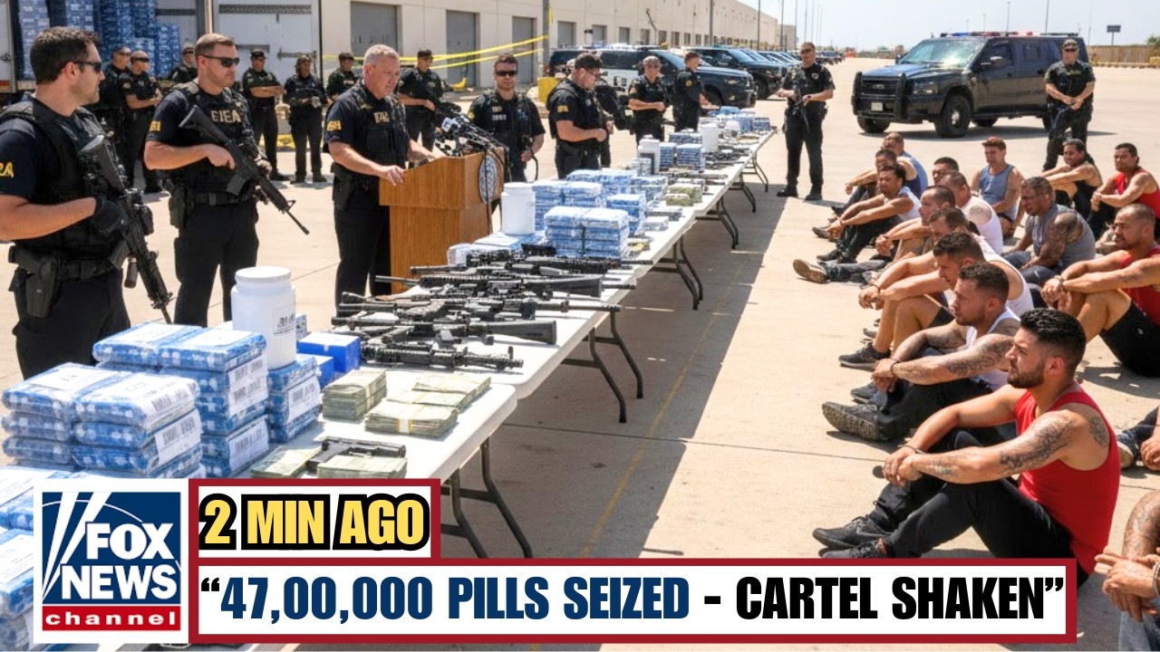 Record 47 Million Fentanyl Pills Seized in Massive DEA Nationwide Crackdown