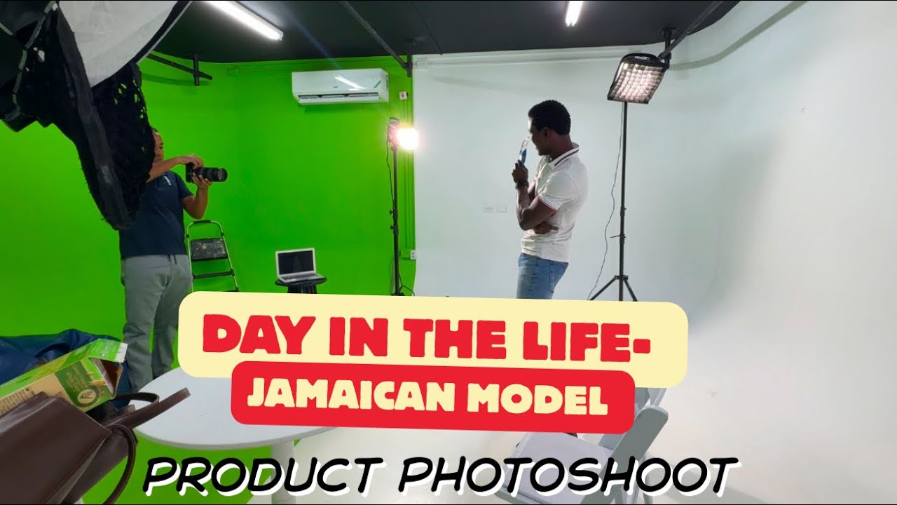 Day in the life of a Jamaican model- Anchor brand product shoot