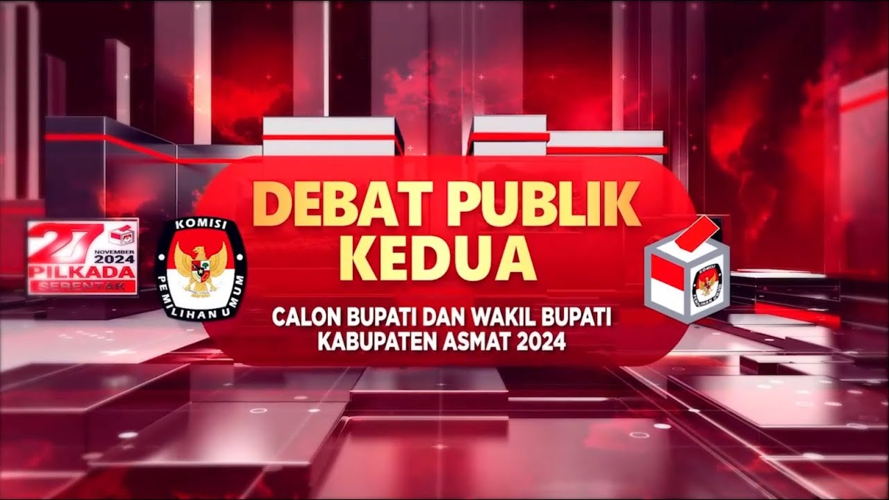 DEBAT PUBLIK KEDUA CALON BUPATI DAN WAKIL BUPATI KABUPATEN ASMAT 2024