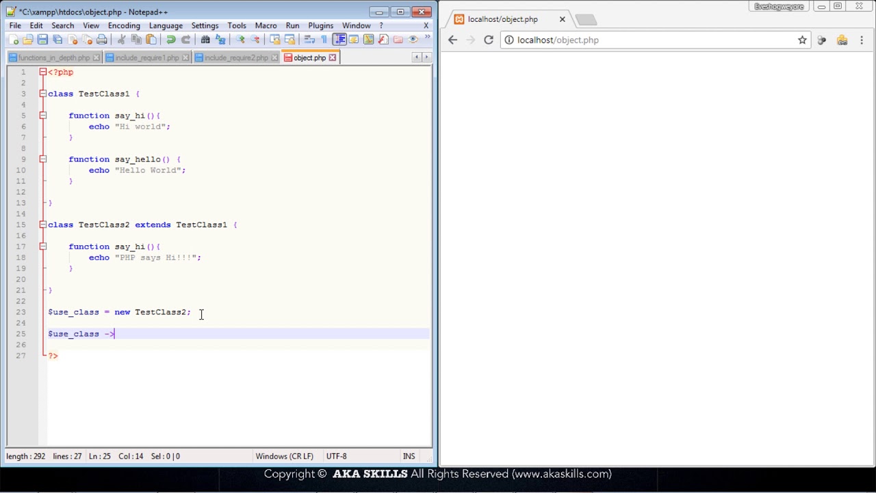 47  PHP Objects Part 7