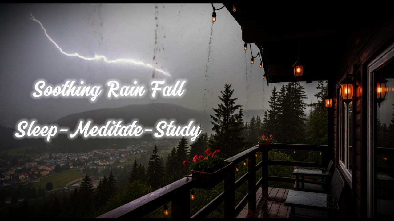 Deep Sleep Rain Sounds 🌧️ Calm Your Mind, Anxiety Relief, Meditation