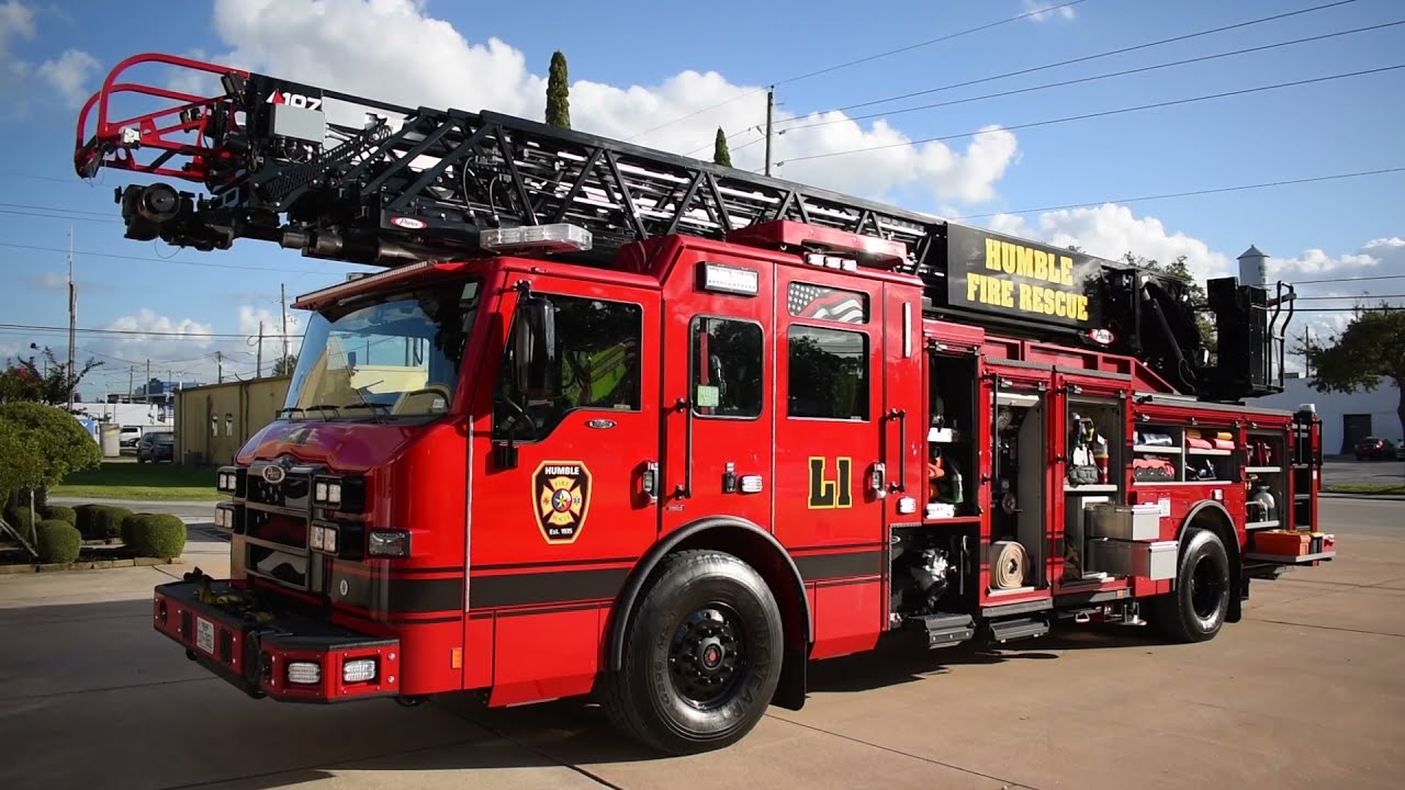 Truck Walk-Around: Humble FD's Pierce Ascendant 107' Aerial