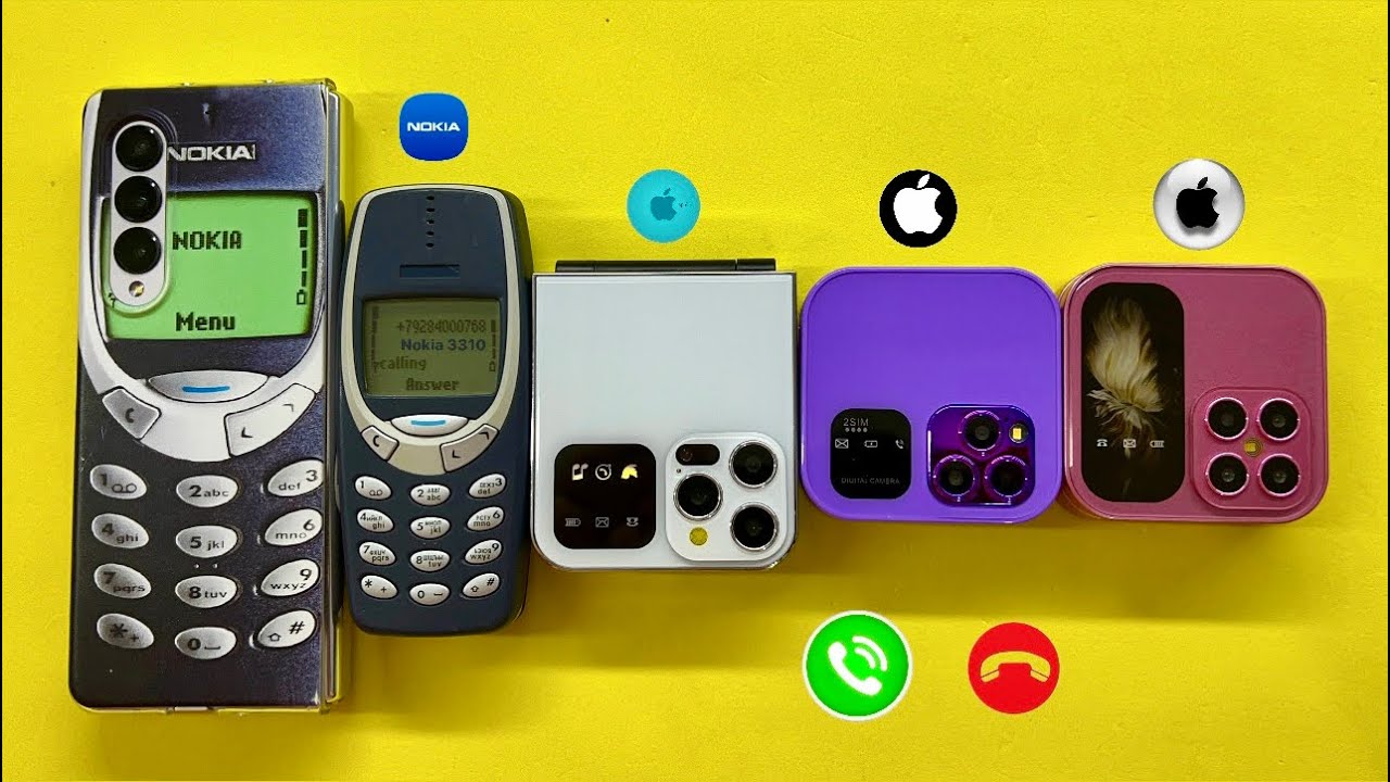 Samsung Z Fold 3 Calling Nokia 3310 + i15pro + i16pro + i17pro from China 🇨🇳 | Incoming Calls