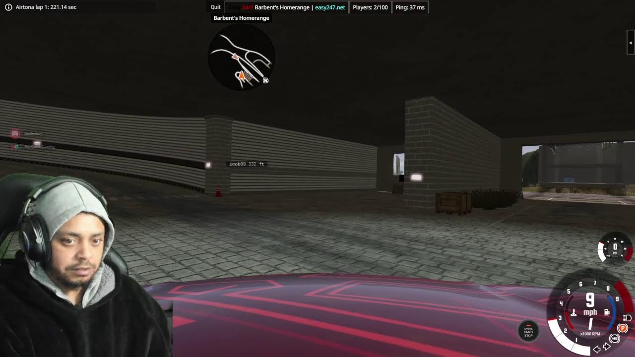 19.9 Miles Barbent Challenge | BeamNg.Drive | Fanatec CSL 2.5