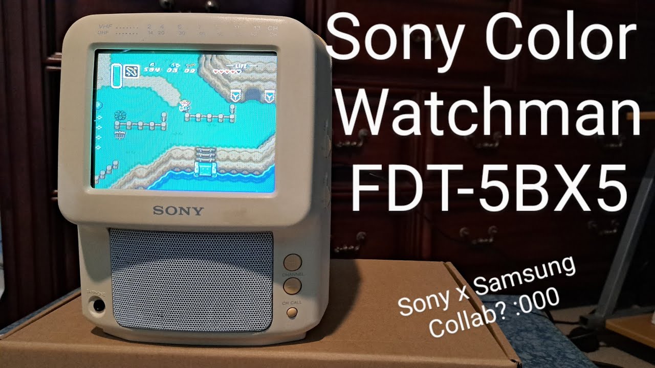 Sony's -NOT- Trinitron: Color Watchman FDT-5BX5 CRT Radio TV Overview and Adjustments