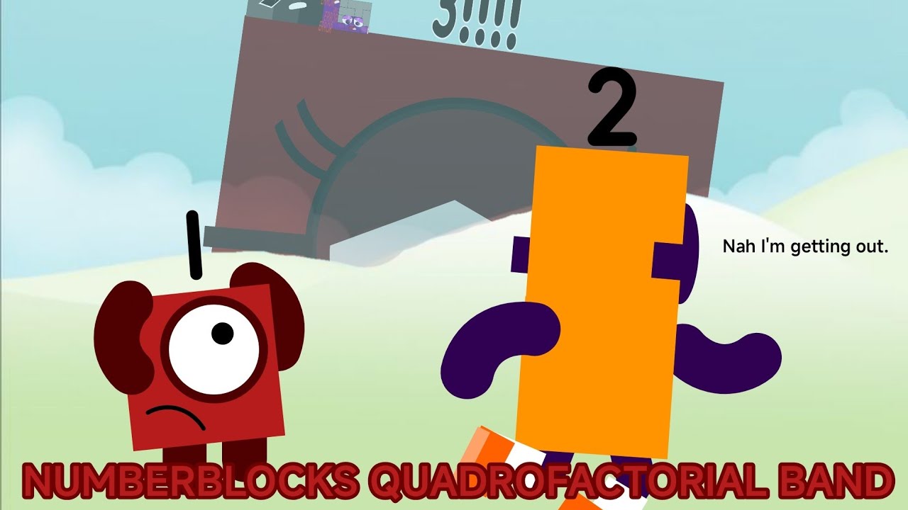 Numberblocks band quadrofactorial band 