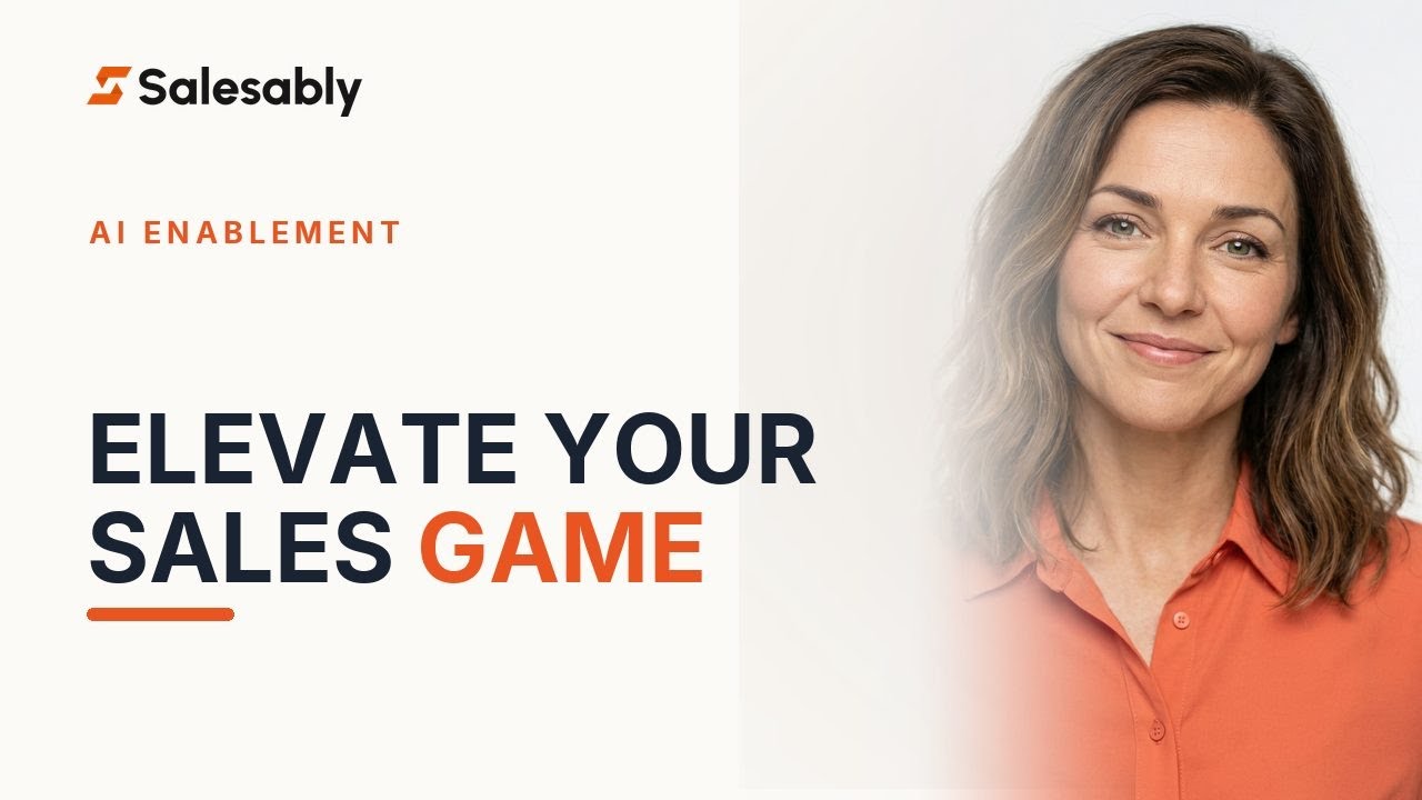 Salesably  Elevate Your Sales Game with AI Driven Training