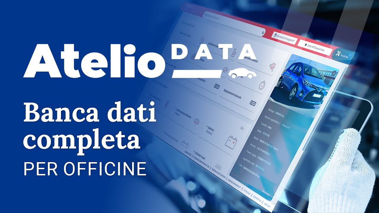 Banca dati tecnica Atelio Data: la soluzione completa per le officine