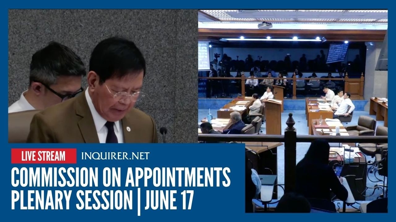 LIVE: Commission on Appointments plenary session (Part 2) | June 17