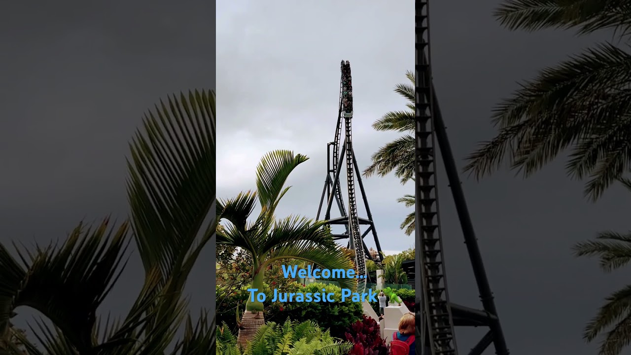 VelociCoaster at Jurassic Park inside Universal Studios Islands of Adventure in Orlando