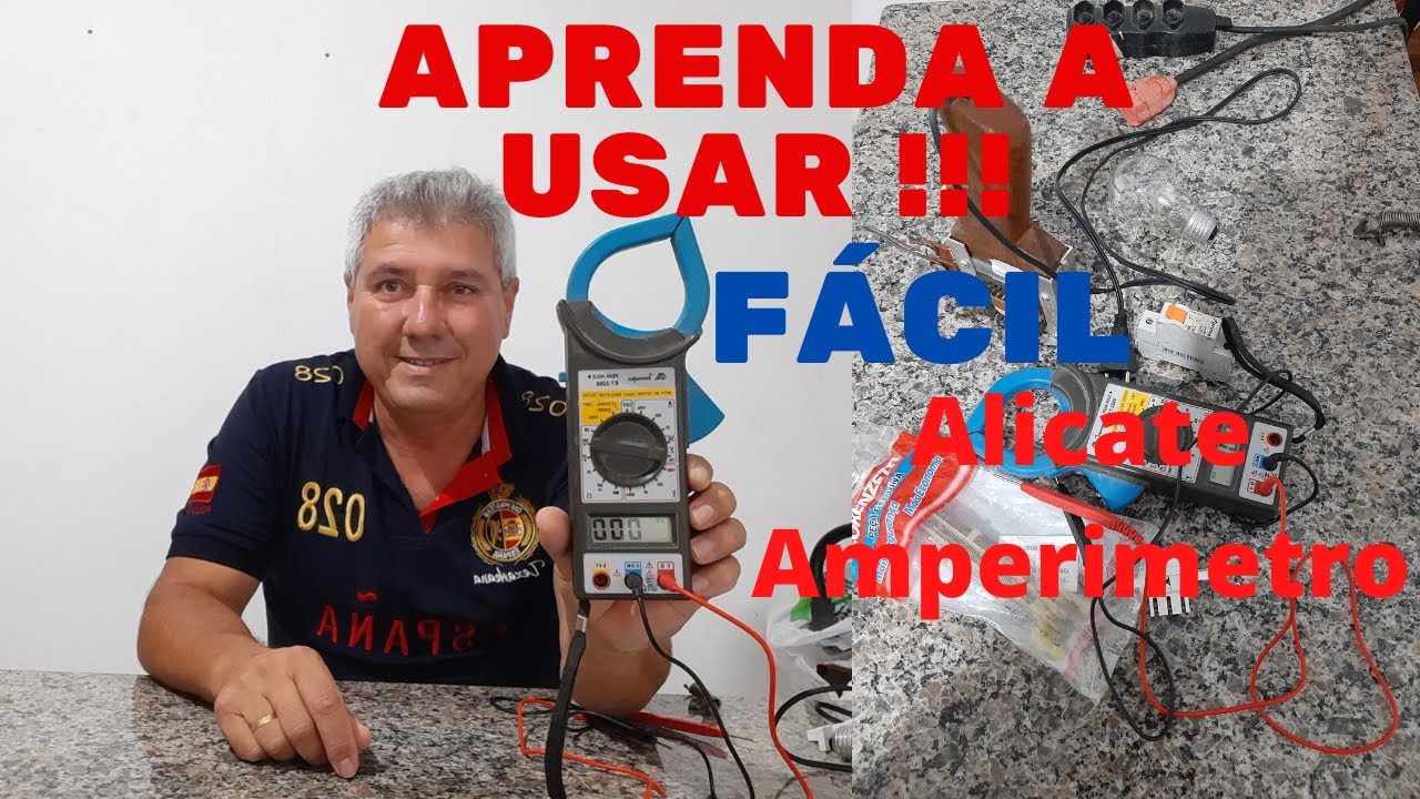 COMO USAR UM ALICATE AMPERÍMETRO !!!!!