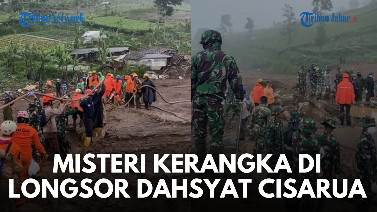HEBOH ADA KERANGKA! di Balik Lumpur Cisarua, Bukan Korban Longsor, Polisi Ungkap Faktanya!