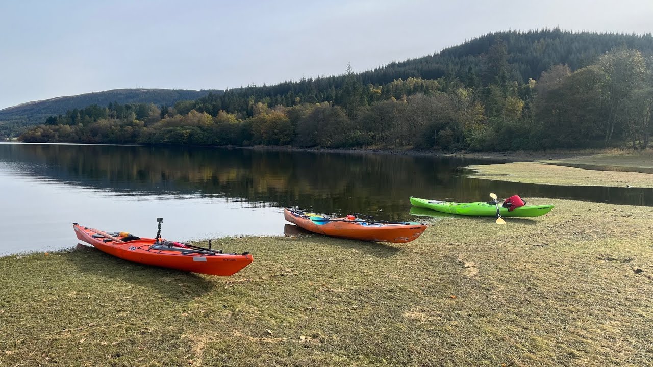 Kayaking Loch Venachar 13 10 24