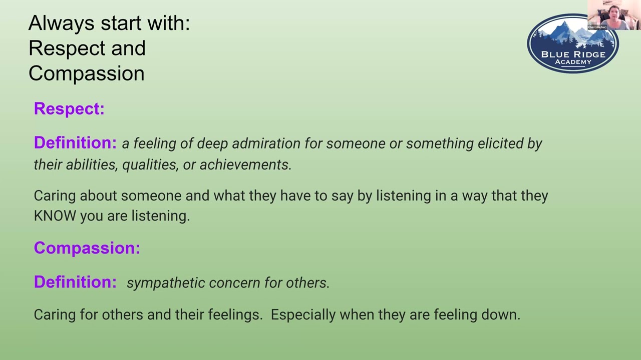 E3 Parent Summit - Compassionate Communication and Conflict Resolution