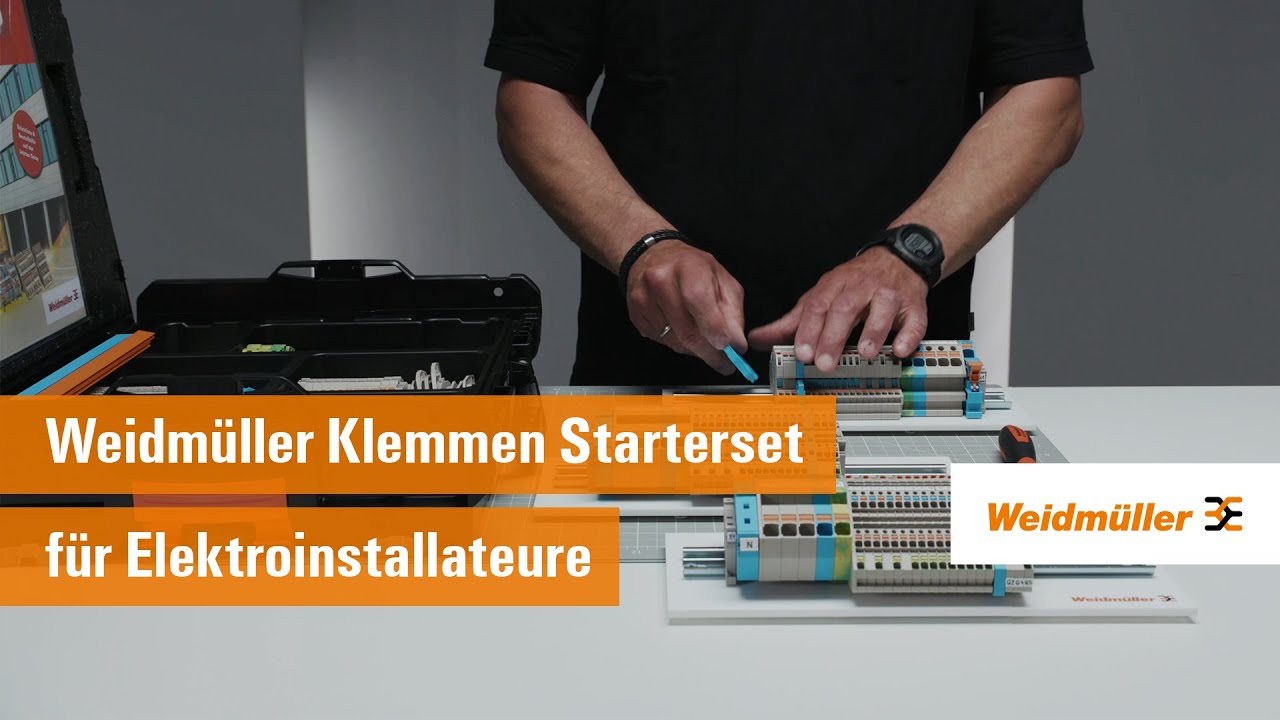 Weidmüller Klemmen Starterset für Elektroinstallateure
