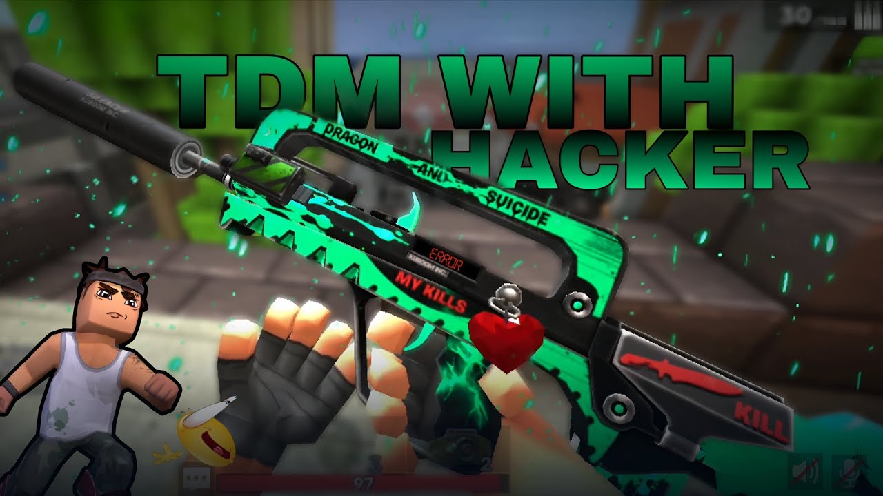 TDM WITH HACKER 🤯 | Tdm gameplay | kuboom gameplay | #kuboom 