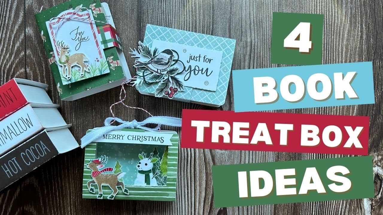 4 способа использовать коробки с книгами-угощениями от Stampin’ Up!