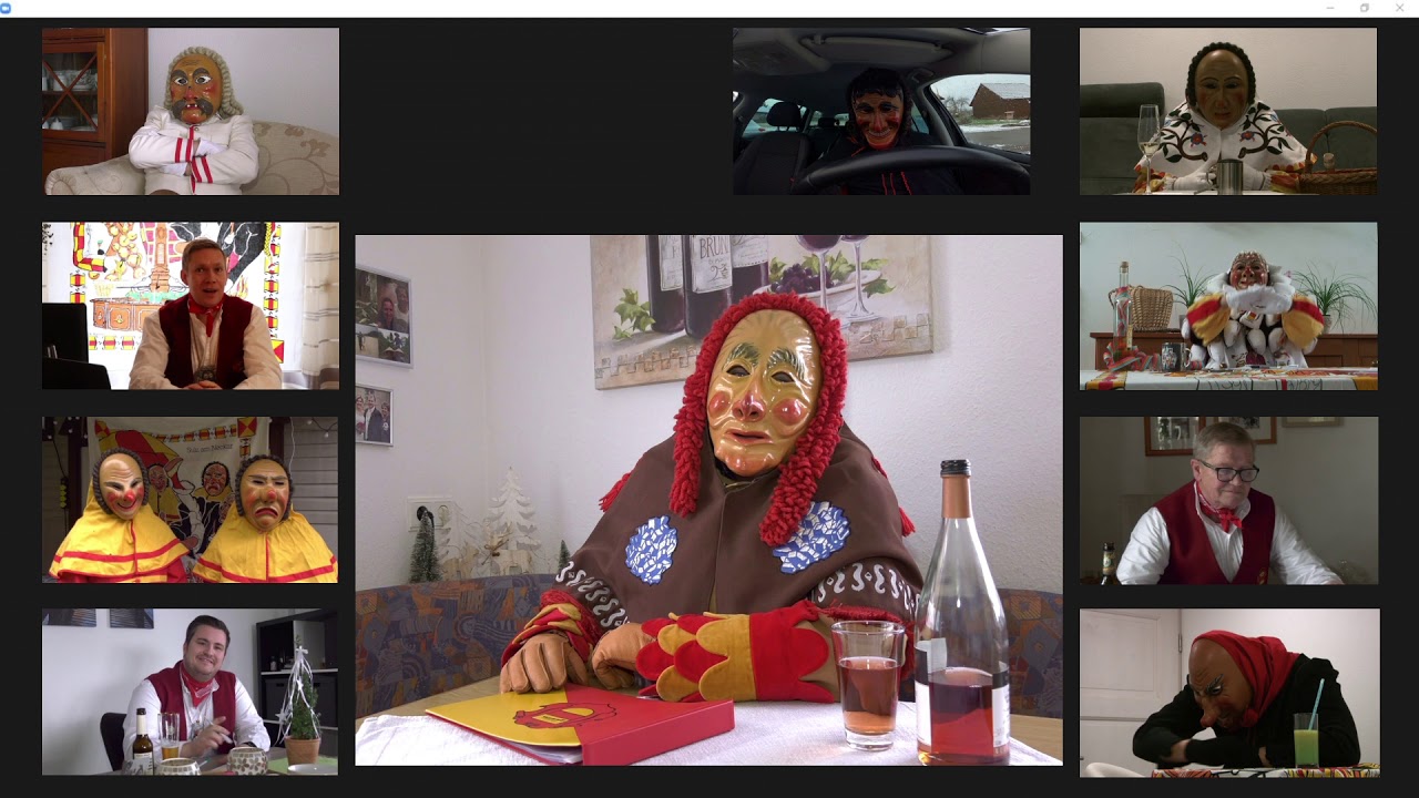 Webkonferenz der Sulzer Narren