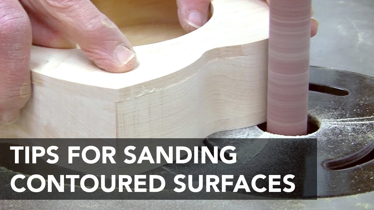 Best Sanders and Techniques for Contoured Surfaces