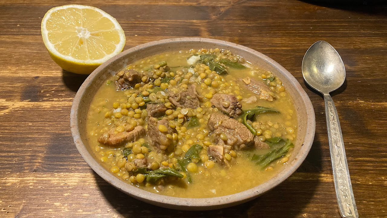 Medieval Comfort Food: Mutton and Lentil Stew